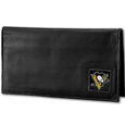 Pittsburgh Penguins® Deluxe Leather Checkbook Cover
